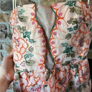 BCBGMAXAZRIA embroidered dress